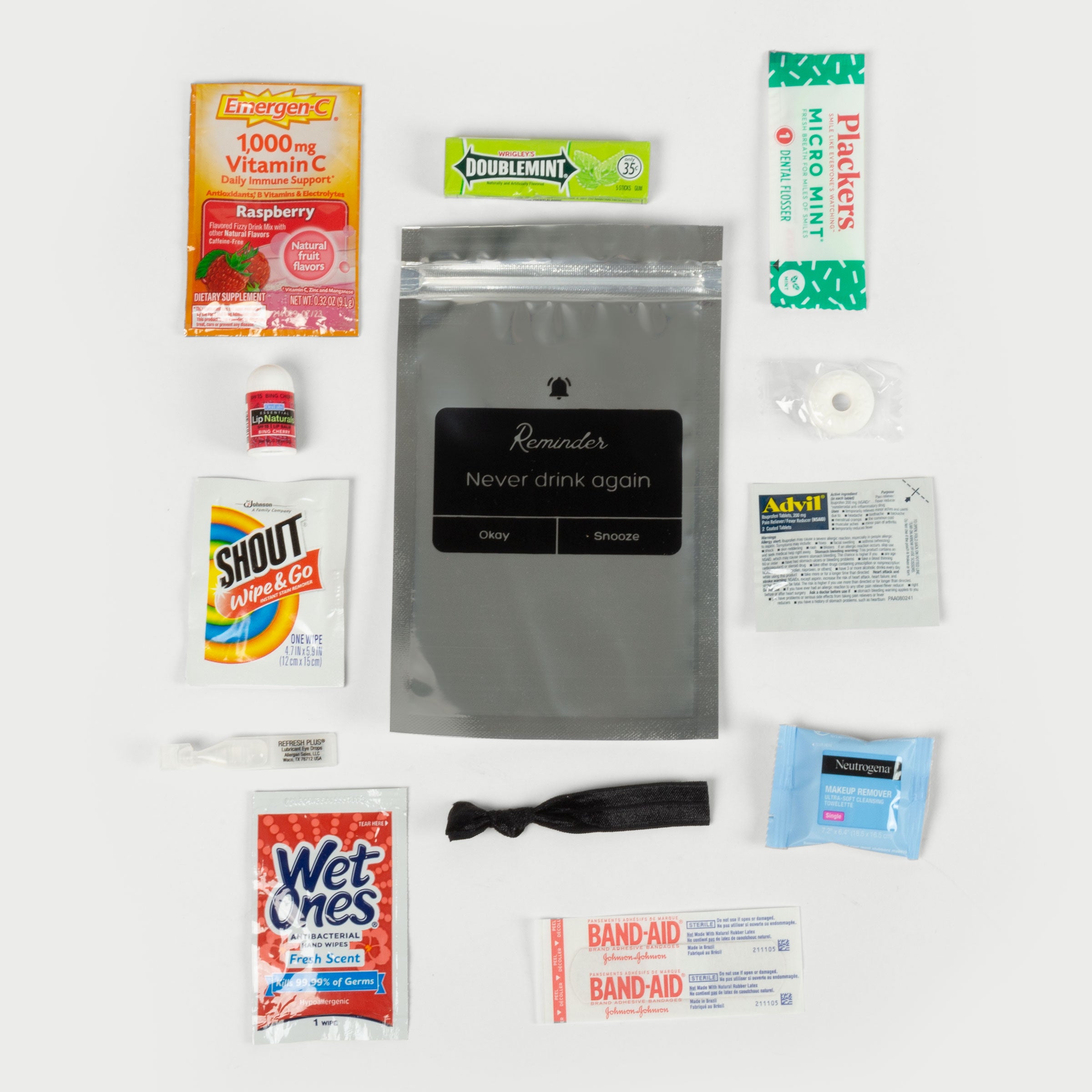 Road Trip Kit Bag Travel Essentials Kit Hangover Kit Recovery Kit With  Supplies Travel Eyemask Earplugs Car Travel Emergency Kit 