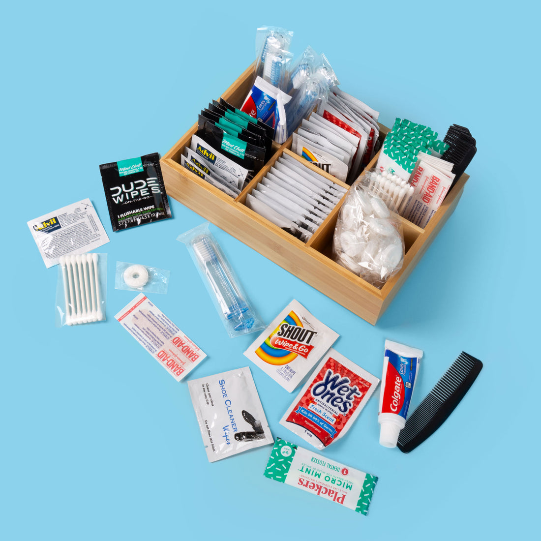 Wedding Bathroom Amenities Basket | Wedding Restroom Toiletry Kit