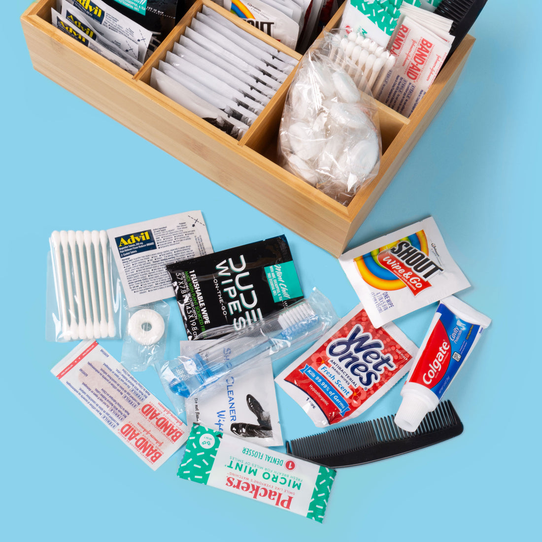 Wedding Bathroom Amenities Basket | Wedding Restroom Toiletry Kit