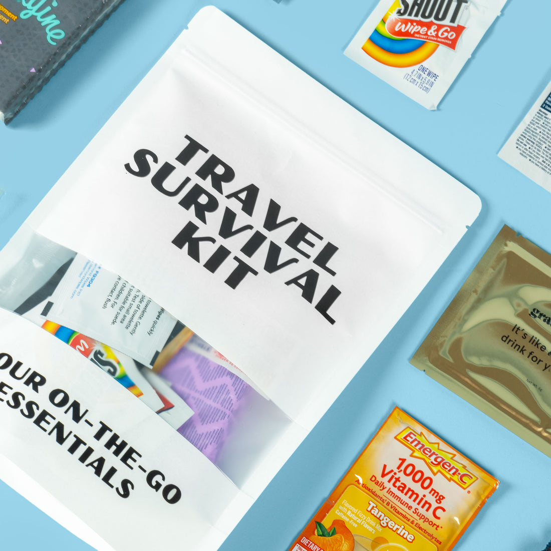 Road Trip Kit Bag Travel Essentials Kit Hangover Kit Recovery Kit