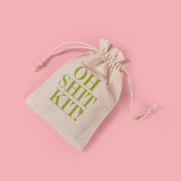 "Oh Shit Kit" Canvas Bags